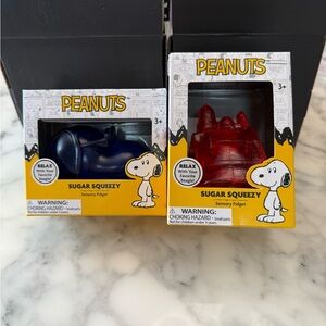 Peanuts Snoopy Squishy - Blue & Red